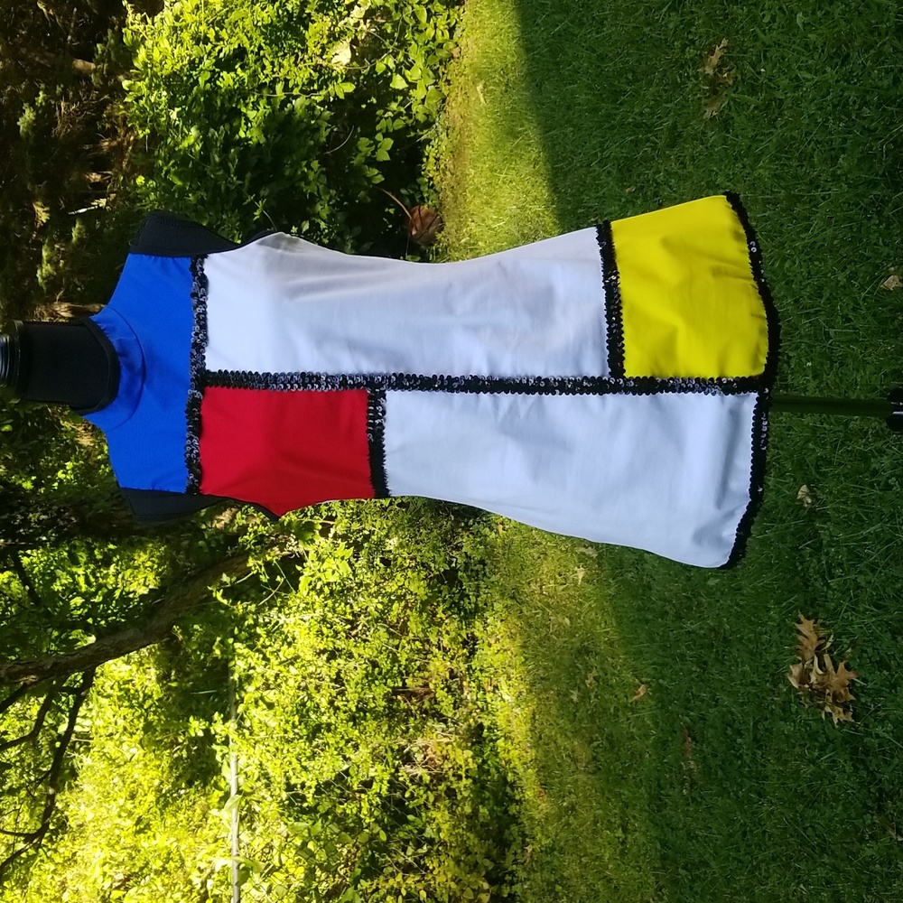 Weissman Elite Colorblock 70s Retro Dance Costume